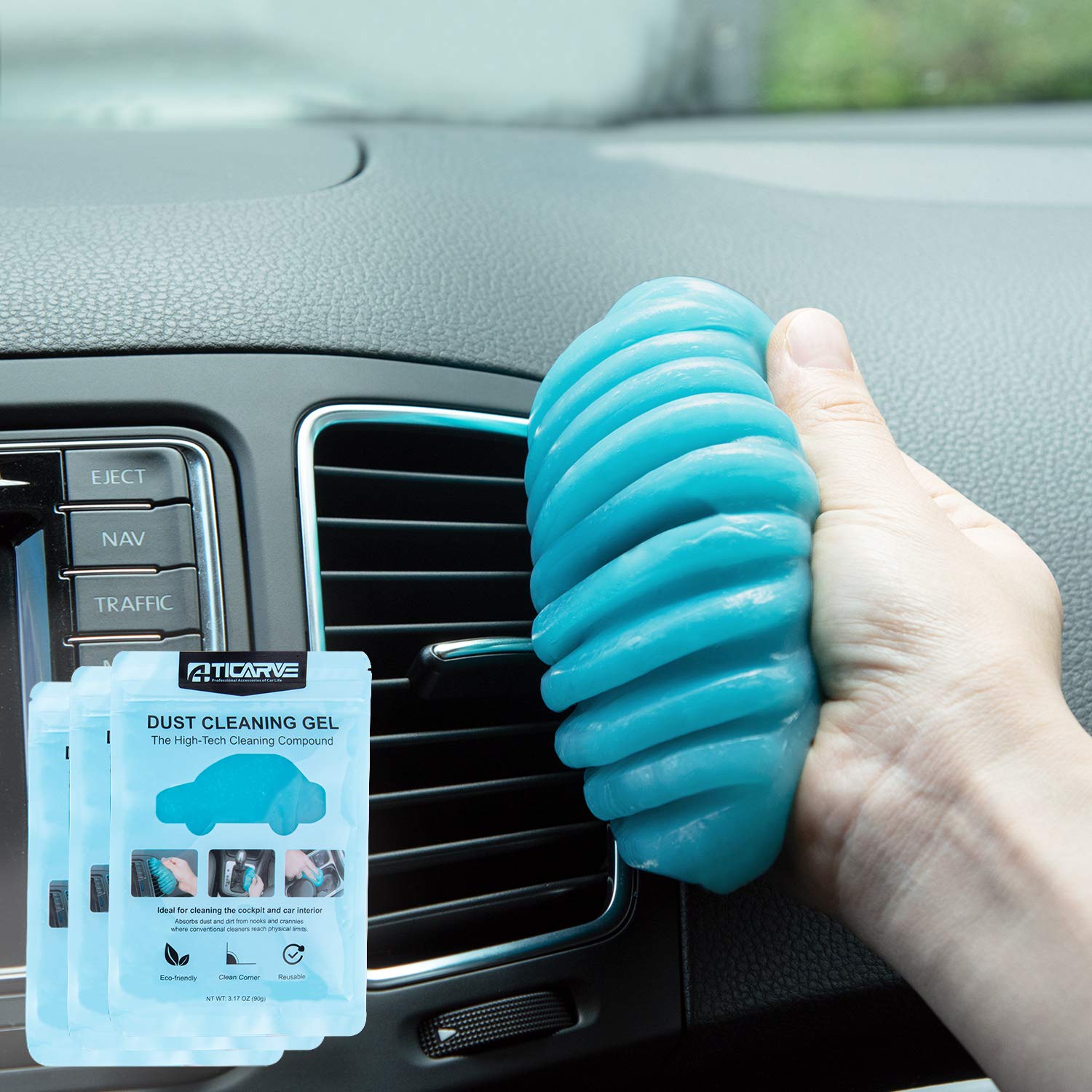 Magic Cleaning Gel Putty — Lifts Dust From Vents & Crevices