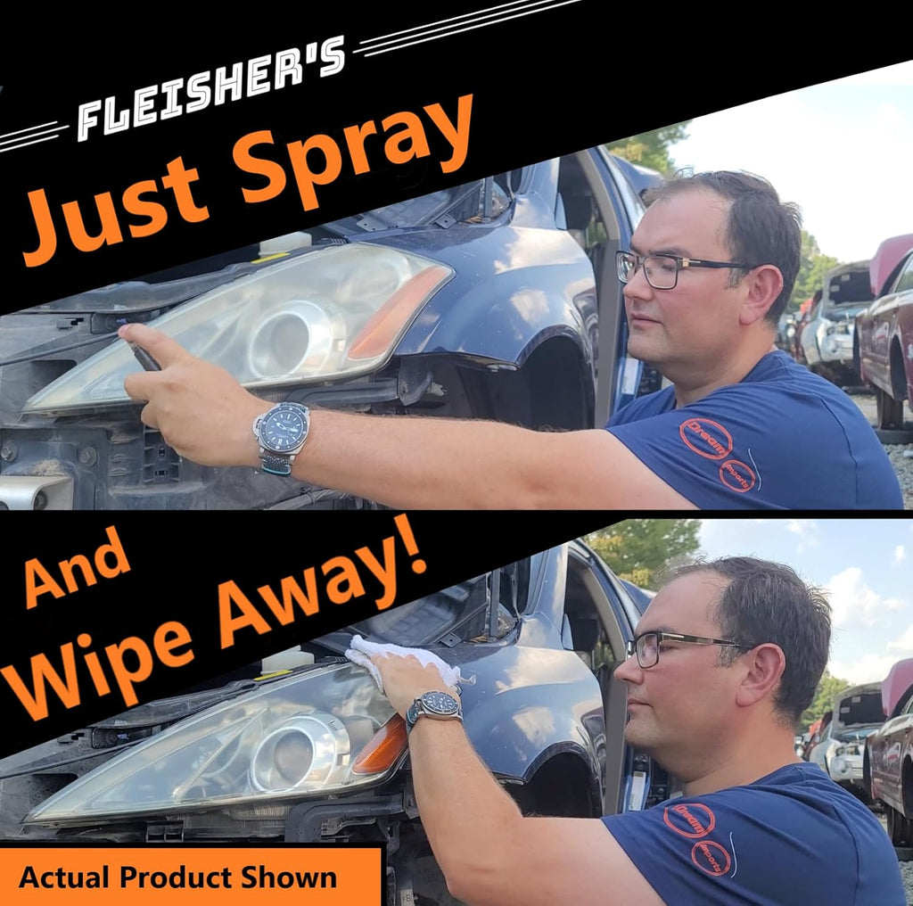 Headlight Restoration Spray Kit — No Sanding, No Tools