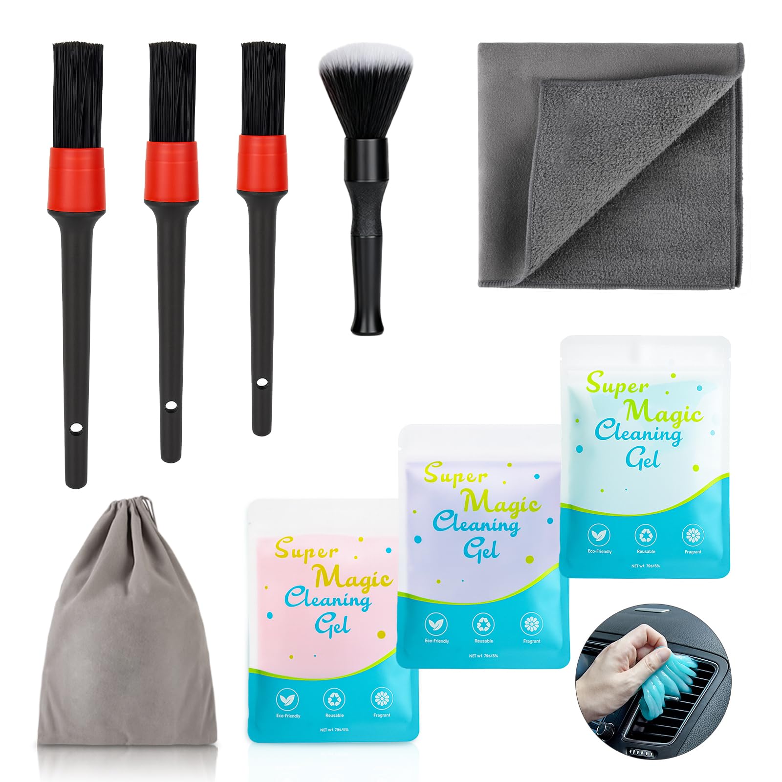 Magic Cleaning Gel Putty — Lifts Dust From Vents & Crevices