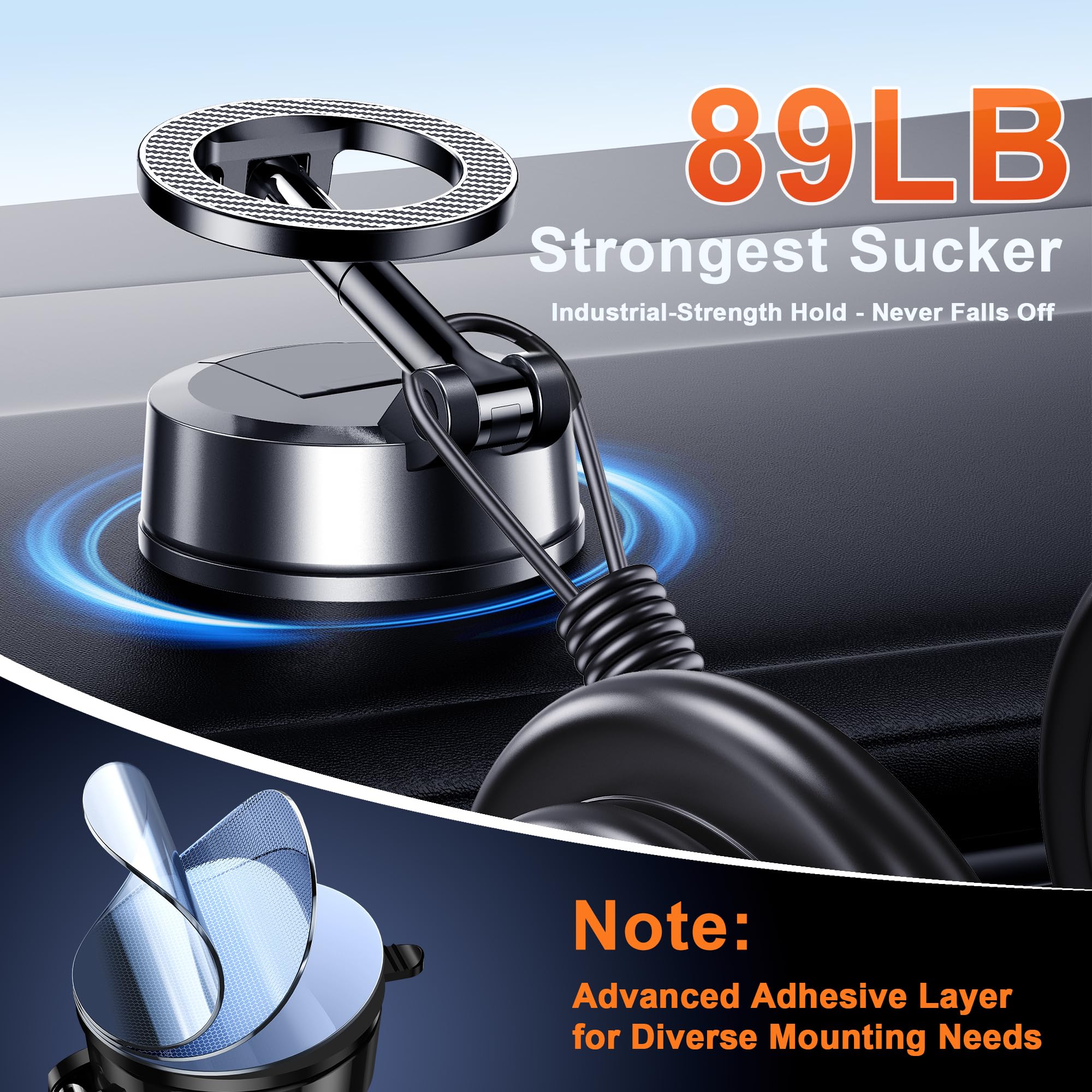 Dashboard & Vent Car Phone Mount — Universal Hands-Free Holder